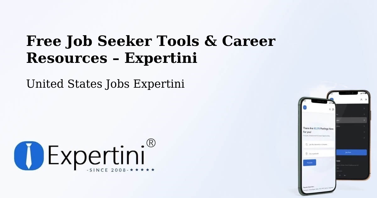Free Job Seeker Tools & Career Resources – North Berwick - North Berwick, United States Jobs Expertini